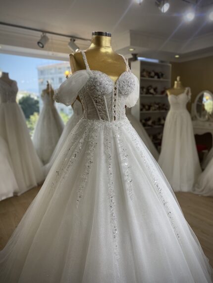 Adel - wholesale wedding dress - front