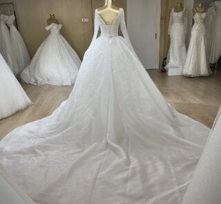 Amber - wholesale wedding dress - back