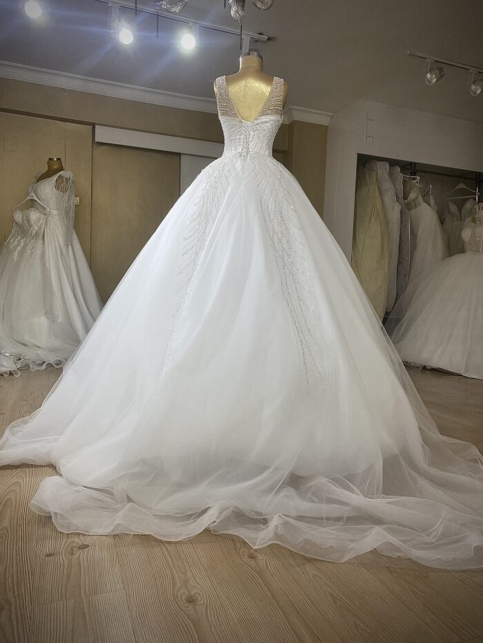 Aphrodite - wholesale wedding dress - back