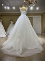 Darla - wholesale wedding dress - back