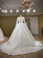 Maya - wholesale wedding dress - back