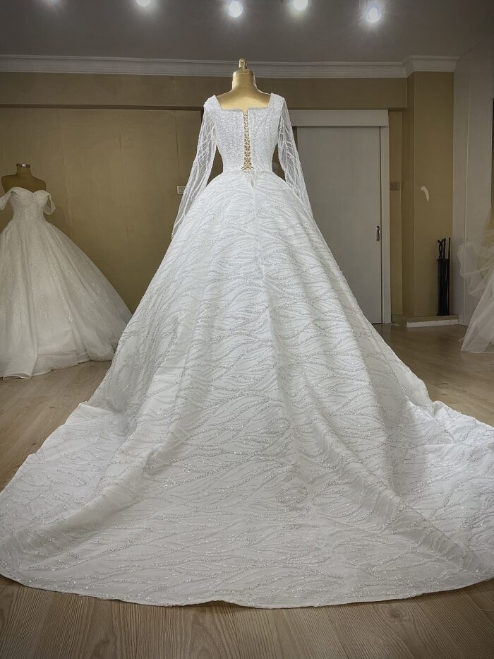 Pamela - wholesale wedding dress - back