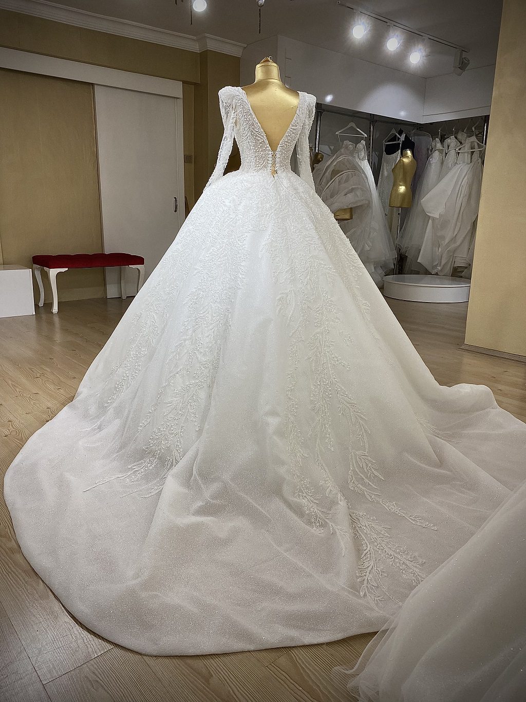 Belinda - wholesale wedding dress - back