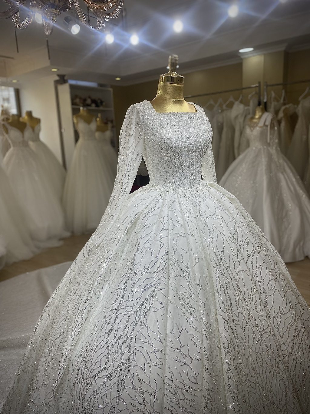 Briella - wholesale wedding dress - detail