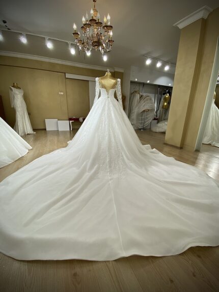 Mila - wholesale wedding dress - back