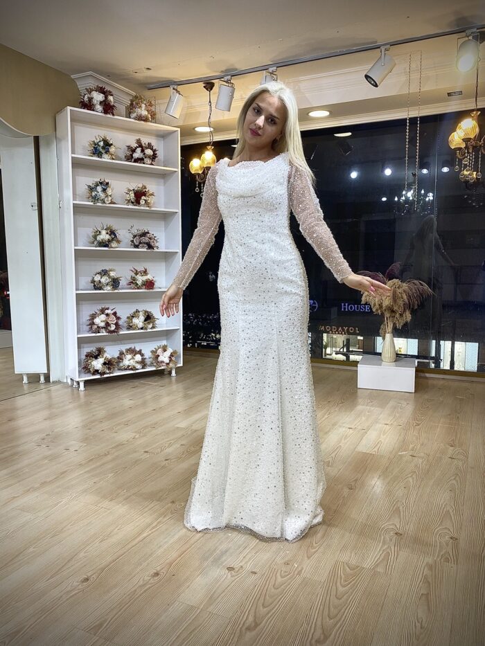 Cenova - Wholesale Mermaid Wedding Dress - front full