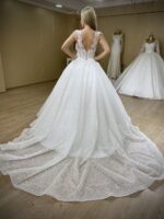 Glamour - wholesale princess tulle wedding dress - back