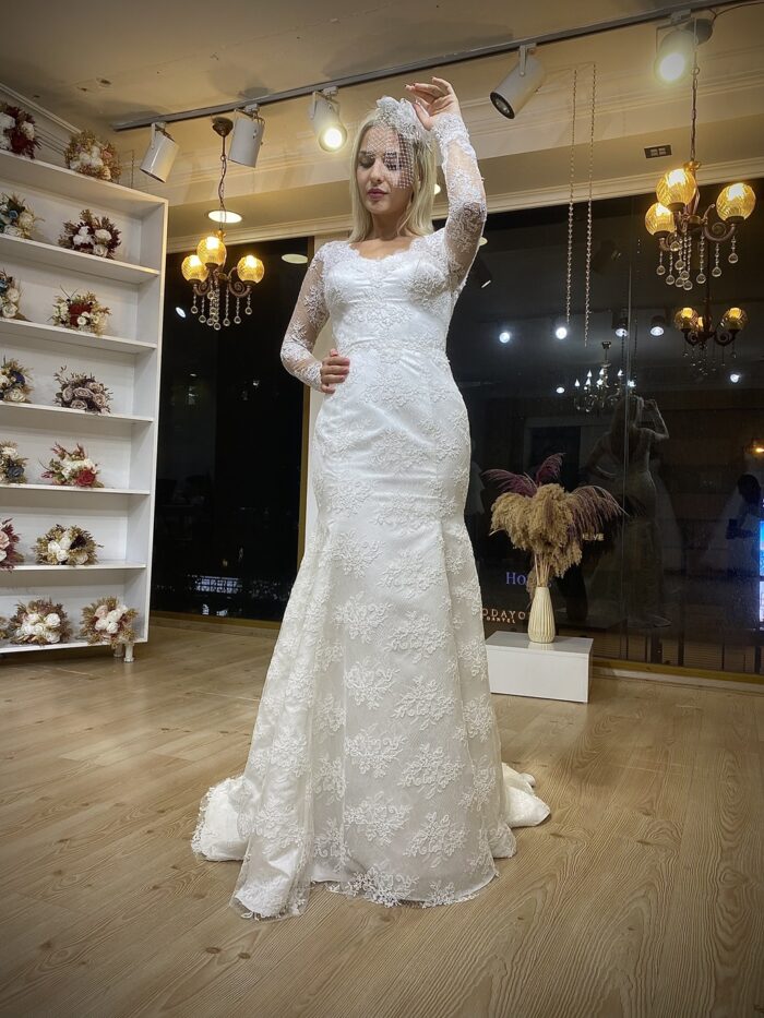 Lecce - Wholesale Mermaid Wedding Dress - front full
