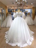 Peace Wedding Dress - Full satin